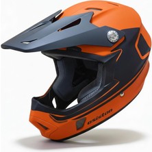 Asistan Full Face Tam Korumalı Kask 55-56 Turuncu