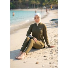 MİMİ LUXURY WEAR Kadın Tesettür Mayo Dalgıç Kumaş Kalıp Jogger 477