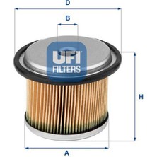 Ufi Zengemtx Yakit Filtresi PARTNER-BERINGO-EXPERT-JUMPY-P205-P306-P309-P405-P406-P806-XSARA-ZX-BX-XANTIA-EVASION -C15 1.7-1.8-1.9 D XUD7-XUD7T-XUD9A Dizel