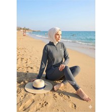 MİMİ LUXURY WEAR Kadın Tesettür Mayo Dalgıç Kumaş Kalıp Jogger 477