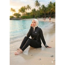 MİMİ LUXURY WEAR Kadın Tesettür Mayo Dalgıç Kumaş Kalıp Jogger 477
