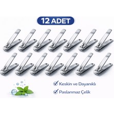 Bezos Ima Büyük Boy Tırnak Makası Profesyonel Nail Clipper 12 Adet