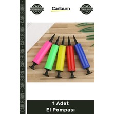 Carlburn #pompa Dayanıklı Plastik Balon Şişirme Aparatı Pratik Taşınabilir Hava Basma 1 Adet El Pompası
