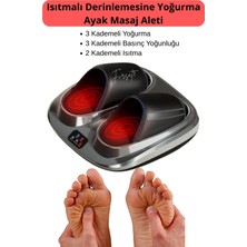 Premium | Ayak Masaj Aleti - Shiatsu Dolaşım Rahatlama Için Isıtmalı Masaj Cihazı