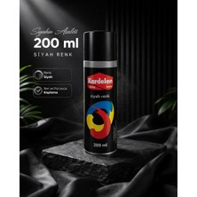 Sprey Boya 200 ml Siyah – Ultra Kapatıcı, Hızlı Kuruyan, Profesyonel Seri