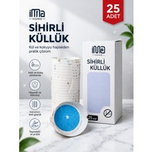 Bezos Ima Home Sihirli Küllük 25 Adet Dumansız Kokusuz Kül Toplayıcı Taşınabilir Hijyenik Masa Üstü Küllük
