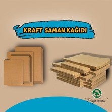 Orbak Kağıtçılık A4 Saman Kağıdı, A4 Kraft Saman Kağıdı 25 Adet 160 Gram (0,6237 Kg)