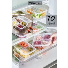 Empressco Bayev 10 Adet 1 kg Large 4 Bölmeli Öğünlük Et Sebze Saklama Kabı Buzluk Kuşbaşı Kurban Kıyma Kutusu - Fiyatı, Yorumları