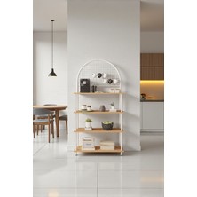 Empressco Mobitopya Çevir Kur Atlantik Çam 4 Raflı Kahve Köşesi Dolabı | Mutfak Düzenleyici, Stand, 71X167X35 Cm” - Fiyatı, Yorumları