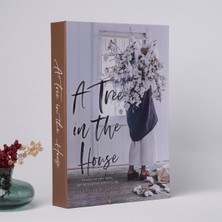 Bak Gel Al Kitap Görünümlü Dekoratif Kutu, Iskandinav Tarzı Gizli Saklama Kutusu  Tree Hause