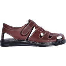 Moda Ayakkabı 659 Kayve Erkek Deri Sandalet Ayakkabı