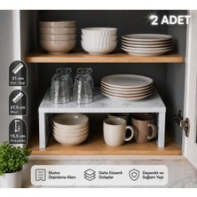 Empressco Mayaglory ( 2 Adet ) Dolap Içi Düzenleyici Organizer Mutfak Tezgah Banyo Düzenleme Bardak Tabak Düzenleyici - Fiyatı, Yorumları