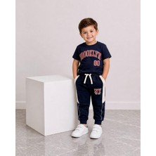 Cooll Bebek Erkek Çocuk Pamuklu Desenli T-Şhirt ve Eşofman