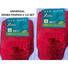 Monanora Universal Araç Paspası 4 'lü Set Tüm Araçlara Uyumlu- Kaymaz Taban
