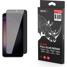 Galaxy S23 Zore Rika Premium Privacy Temperli Cam Ekran Koruyucu
