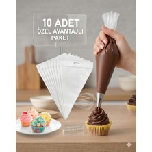 Empressco Bre Home Profesyonel Pasta Süsleme Seti 10 Adet - Tek Kullanımlık Krema Sıkma Torbası - Fiyatı, Yorumları