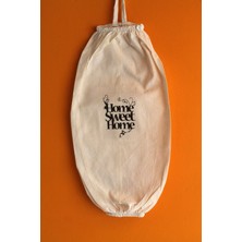 Empressco Emtory Home Home Sweet Home Çift Lastikli Naturel Keten Poşetlik - Mutfak Düzenleyici - Fiyatı, Yorumları