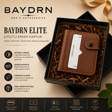 Baydrn Elite Çıtçıtlı Erkek Kartlık Cüzdan