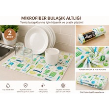 Barotti Mikrofiber Tezgah Üstü Bulaşık Kurulama Matı