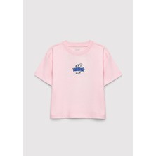 Mavi Swim Fun Baskılı Pembe Tişört 7610440-90773