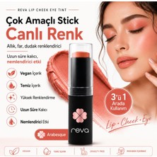 Reva Çok Amaçlı Stick Allık, Far, Dudak Renklendirici & Lip Cheek Eye Tint-vegan & Temiz Içerikrv113