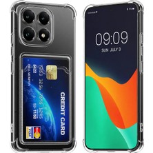 Teknomoda Mi 15T Kılıf Kartlıklı Anti Şok Korumalı Şeffaf Silikon Şeffaf Açık