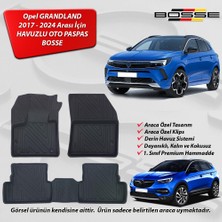 Opel Grandland Paspas Araca Özel 2017 2024 Arası BOSSE 3D Havuzlu Oto Paspas