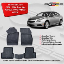 Chevrolet Cruze Paspas Araca Özel 2008 - 2016 BOSSE 3D Havuzlu Oto Paspas Paspas