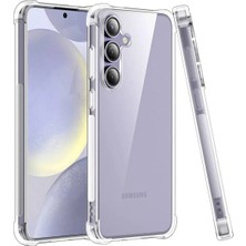 Teknomoda Samsung Galaxy A37 Kılıf Anti Şok Köşe Korumalı Darbe Emici Şeffaf Silikon
