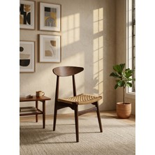 Kleinhaus Furniture Mumbai Örgülü Oturum Yemek Sandalyesi, Modern Tasarım