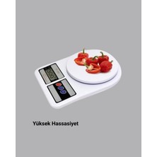 Aycer LCD Ekranlı Hassas Dijital Mutfak Terazisi – 5kg Kapasite, 1g Hassasiyet - Lisinya