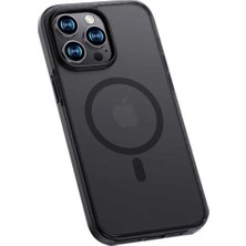 Teknomoda iPhone 14 Pro Kılıf Kenarları Silikon Airbagli Korumalı Mat Arka Yüzey Magsafe Kapak