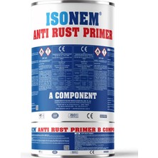 Isonem Anti Rust Primer Çelik Yüzeyler Için Antikorozif Astar 5 kg