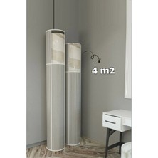 Aycer 6’lı Hava Geçiren Kapasiteli, Toz ve Nem Koruyucu Pvc Pencereli Halı Kılıfı Hurcu – 4 M² ( Lisinya )