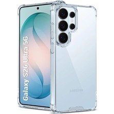 Teknomoda Samsung Galaxy S26 Ultra Kılıf Anti Şok Köşe Korumalı Darbe Emici Şeffaf Silikon