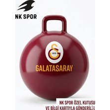 Nk Spor Lisanslı Taraftar Zıpzıp Pilates Topu 55 cm - Şişirme Pompası, Özel Kutulu ve Bilgi Kartı Hediyeli (Galatasaray / Fenerbahçe / Beşiktaş Seçenekli)