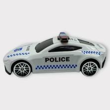 Aycer Metal Mini Polis Arabası  8 cm - Polis - 5 (Lisinya)