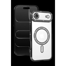 Apple iPhone 17 Air Joke Simli Magneticsafe Kılıf - Siyah