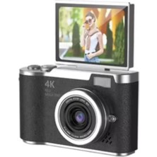 MiraLive 48 Mp 4K Dijital Kamera 8x Zoom ve 180 Derece Ekran Yeni Başlayanlar Için Uygun