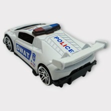 Aycer Metal Mini Polis Arabası  8 cm - Polis - 3 (Lisinya)