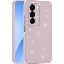 Teknomoda Redmi 15 Kılıf Kamera Korumalı Simli Lüks Işıltılı Silikon