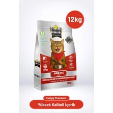 Happy Kısırlaştırılmış Sığır Etli Kuru Kedi Maması 12 kg