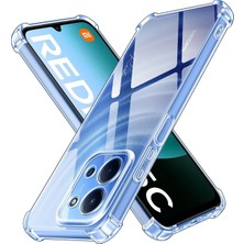 Teknomoda Redmi 15C Kılıf Anti Şok Köşe Korumalı Darbe Emici Şeffaf Silikon