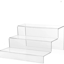 Empressco Nisba Ticaret Destek Ayaklı Pleksi Stand 3 mm Pleksi Şeffaf Merdiven Sergileme Standı (3 Basamak En 30 Cm) - Fiyatı, Yorumları