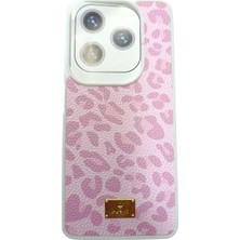 Teknomoda Tecno Spark 20 Pro Kılıf Leopar Desenli Silikon Kapak