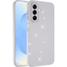 Teknomoda Samsung Galaxy A17 Kılıf Kamera Korumalı Simli Lüks Işıltılı Silikon