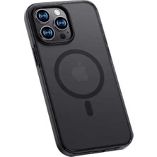Teknomoda iPhone 15 Pro Kılıf Kenarları Silikon Airbagli Korumalı Mat Arka Yüzey Magsafe Kapak
