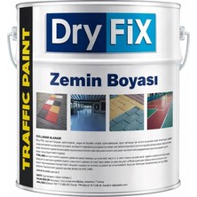 Dryfix Traffic Paint Fayans,seramik,mermer,beton ve Asfalt Zemin Boyası 18 kg Ral 7047 Açık Gri