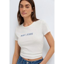 Mavi Mavi Jeans Baskılı Ekru Tişört 1614379-70057