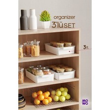 Empressco Mowo Home 3 Adet 3 Litre Mutfak Düzenleyici, Buzdolabı Düzenleyici, Banyo Düzenleyici, Organizer, Saklama Kabı - Fiyatı, Yorumları